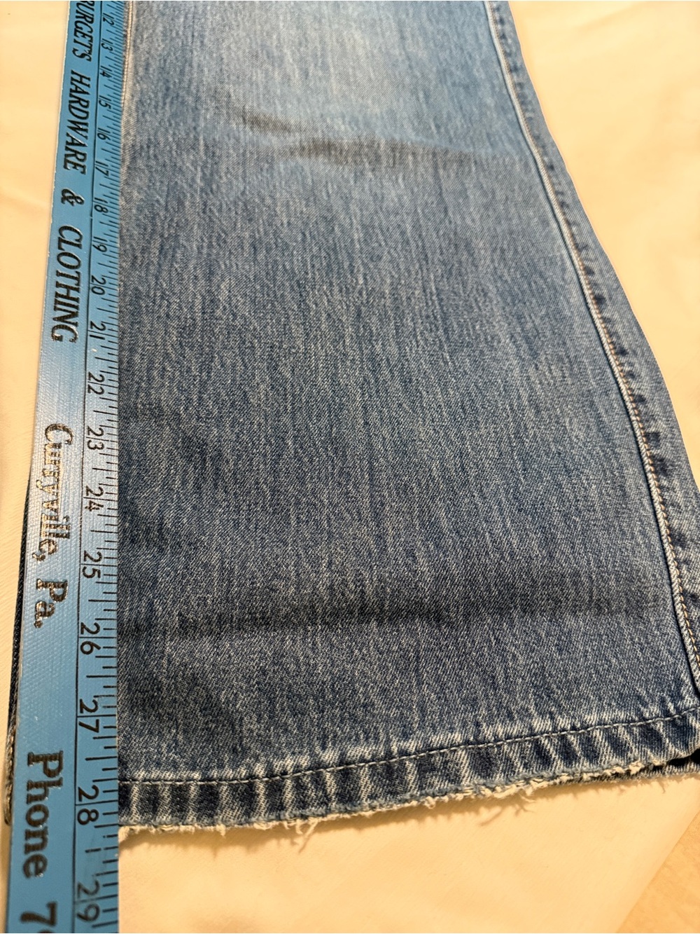 Hollister Low Rise Baggy Jeans NWT Women’s 10 Short W30 Light Wash - Picture 8 of 10